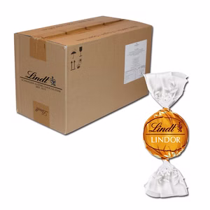 Lindt Lindor Kugel Caramel 3kg, Schokolade, Praline, 240 Stück Lindt Lindor Kugel Caramel 3kg, Schokolade, Praline, 240 Stück Bild 1