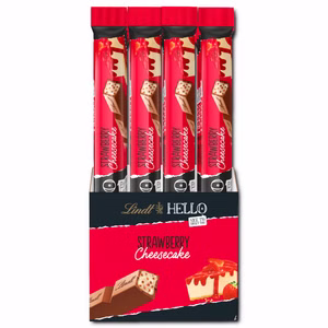 Lindt Hello Strawberry Cheesecake Stick 24 Stück Lindt Hello Strawberry Cheesecake Stick 24 Stück Bild 1