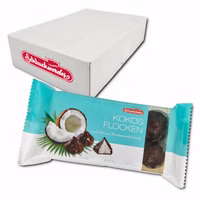 Schluckwerder Kokosflocken, Schokolade, 12 Packungen je 200g Schluckwerder Kokosflocken, Schokolade, 12 Packungen je 200g Bild 1