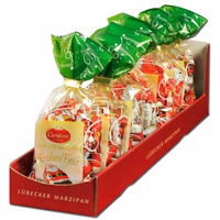 Carstens Lübecker Marzipan Frohes Fest 150g 7 Beutel Carstens Lübecker Marzipan Frohes Fest 150g 7 Beutel Bild 1