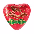 Storz Herz Frohe Weihnachten, Schokolade, 100 Stück Storz Herz Frohe Weihnachten, Schokolade, 100 Stück Bild 1