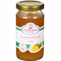 Lühders Ingwer-Konfitüre, Marmelade, Konfitüre 225g Glas Lühders Ingwer-Konfitüre, Marmelade, Konfitüre 225g Glas Bild 1
