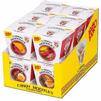 Look o Look Candy Noodles, Nudeln aus Fruchtgummi, Schaumzucker, 12 Packungen je 110g Look o Look Candy Noodles, Nudeln aus Fruchtgummi, Schaumzucker, 12 Packungen je 110g Bild 1