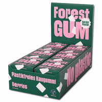 Forest Gum Berries, plastikfreies Kaugummi, 18 Packungen je 20g Forest Gum Berries, plastikfreies Kaugummi, 18 Packungen je 20g Bild 1