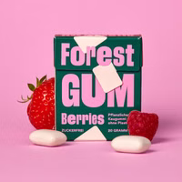 Forest Gum Berries, plastikfreies Kaugummi, 18 Packungen je 20g Forest Gum Berries, plastikfreies Kaugummi, 18 Packungen je 20g Bild 3