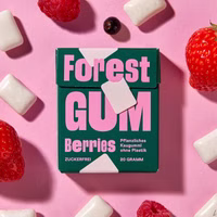 Forest Gum Berries, plastikfreies Kaugummi, 18 Packungen je 20g Forest Gum Berries, plastikfreies Kaugummi, 18 Packungen je 20g Bild 6