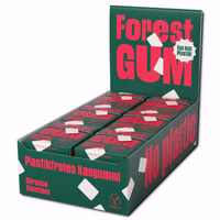 Forest Gum Kirsche Menthol, plastikfreies Kaugummi, 18 Packungen je 20g Forest Gum Kirsche Menthol, plastikfreies Kaugummi, 18 Packungen je 20g Bild 1