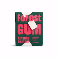 Forest Gum Kirsche Menthol, plastikfreies Kaugummi, 18 Packungen je 20g Forest Gum Kirsche Menthol, plastikfreies Kaugummi, 18 Packungen je 20g Bild 3
