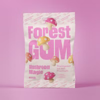 Forest Gum Mushroom Magic, Fruchtgummi, 12 Beutel je 100g Forest Gum Mushroom Magic, Fruchtgummi, 12 Beutel je 100g Bild 3