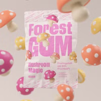 Forest Gum Mushroom Magic, Fruchtgummi, 12 Beutel je 100g Forest Gum Mushroom Magic, Fruchtgummi, 12 Beutel je 100g Bild 4
