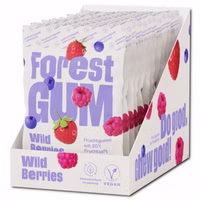 Forest Gum Wild Berries, Fruchtgummi, 12 Beutel je 100g Forest Gum Wild Berries, Fruchtgummi, 12 Beutel je 100g Bild 1