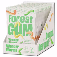 Forest Gum Wonder Worms, Fruchtgummi, 12 Beutel je 100g Forest Gum Wonder Worms, Fruchtgummi, 12 Beutel je 100g Bild 1