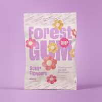 Forest Gum Sour Flowers, saures Fruchtgummi, 12 Beutel je 100g Forest Gum Sour Flowers, saures Fruchtgummi, 12 Beutel je 100g Bild 3