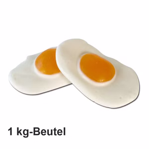 Vidal Riesen-Spiegelei Fruchtgummi 1kg Beutel Bild 1