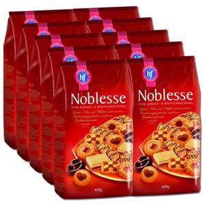 Noblesse Gebäck- und Waffel-Mischung 10 Beutel je 400g Bild 1