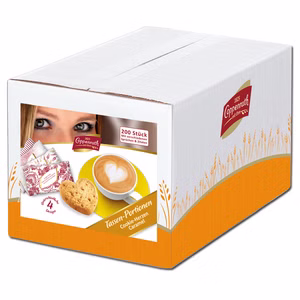 Coppenrath Tassen-Portionen Cookie-Herzen Caramel 200St Bild 1
