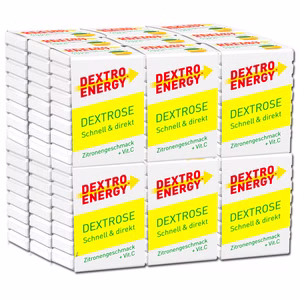 Dextro Energy Vitamin C Zitrone, Traubenzucker 18 Pack. Dextro Energy Vitamin C Zitrone, Traubenzucker 18 Pack. Bild 1