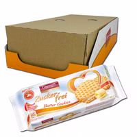 Coppenrath Butter Cookies zuckerfrei, Kekse, 7 Packungen je 200g Coppenrath Butter Cookies zuckerfrei, Kekse, 7 Packungen je 200g Bild 1