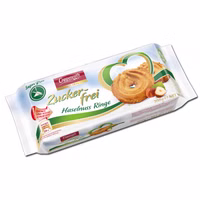 Coppenrath Haselnuss Ringe zuckerfrei, Kekse, 7 Packungen je 200g Coppenrath Haselnuss Ringe zuckerfrei, Kekse, 7 Packungen je 200g Bild 2