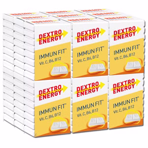 Dextro Energy Immunfit Multivitamin, Traubenzucker, Würfel, 18 Packungen je 46g Dextro Energy Immunfit Multivitamin, Traubenzucker, Würfel, 18 Packungen je 46g Bild 1