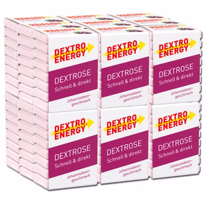 Dextro Energy Johannisbeere, Traubenzucker, Würfel, 18 Packungen je 46g Dextro Energy Johannisbeere, Traubenzucker, Würfel, 18 Packungen je 46g Bild 1