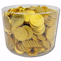Bitcoin Schokotaler, Schoko-Münzen, ca. 370 Stück Bitcoin Schokotaler, Schoko-Münzen, ca. 370 Stück Bild 2