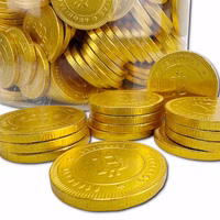 Bitcoin Schokotaler, Schoko-Münzen, ca. 370 Stück Bitcoin Schokotaler, Schoko-Münzen, ca. 370 Stück Bild 3