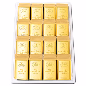 Gold-Täfelchen, Schokolade, 108 Stück je 10g Bild 1