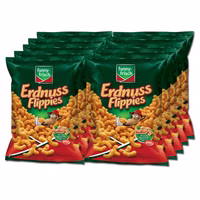 Funny Frisch Erdnuss Flippies Classic 10 Beutel je 175g Funny Frisch Erdnuss Flippies Classic 10 Beutel je 175g Bild 1