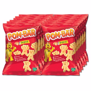 Pom-Bär Original Chips, Kartoffelsnack, 12 Beutel je 30g Pom-Bär Original Chips, Kartoffelsnack, 12 Beutel je 30g Bild 1