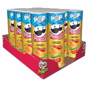 Pringles Paprika, Chips, 19 Dosen je 185g Bild 1