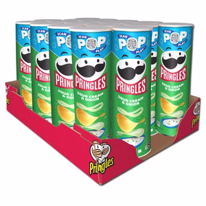 Pringles Sour Cream Onion Chips,19 Dosen je 185g Bild 1