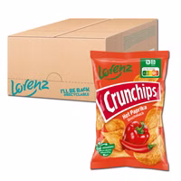 Lorenz Crunchips Hot Paprika, Chips, 10 Beutel je 150g Lorenz Crunchips Hot Paprika, Chips, 10 Beutel je 150g Bild 1