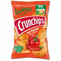 Lorenz Crunchips Hot Paprika, Chips, 10 Beutel je 150g Lorenz Crunchips Hot Paprika, Chips, 10 Beutel je 150g Bild 2