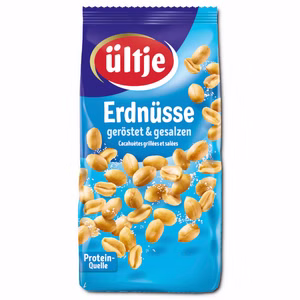 Ültje Erdnüsse geröstet und gesalzen 900g Beutel Ültje Erdnüsse geröstet und gesalzen 900g Beutel Bild 1