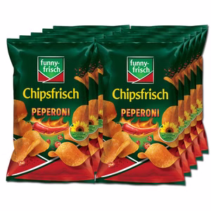Funny Frisch Chipsfrisch Peperoni 10 Beutel je 150g Bild 1