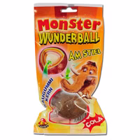Monster Wunderball Cola am Stiel Lutscher Bonbon 16 Stk Monster Wunderball Cola am Stiel Lutscher Bonbon 16 Stk Bild 2