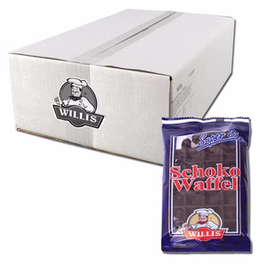 Willis Schoko-Waffel, Super Size, Kuchen, 30 Packungen je 90g Willis Schoko-Waffel, Super Size, Kuchen, 30 Packungen je 90g Bild 1