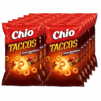 Chio Taccos Texas Barbeque Style, Chips, 12 Beutel je 75g Chio Taccos Texas Barbeque Style, Chips, 12 Beutel je 75g Bild 1