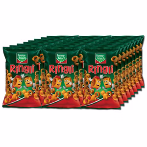 Funny Frisch Ringli Paprika, Knabbergebäck, 24 Beutel je 35g Bild 1