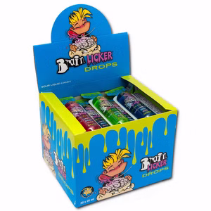 Brain Licker Drops, flüssige Süßware, 30 Stück je 25ml Bild 1