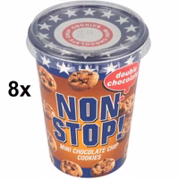 Non Stop Mini Chocolate Cookies, Kekse, 8 Becher Non Stop Mini Chocolate Cookies, Kekse, 8 Becher Bild 1