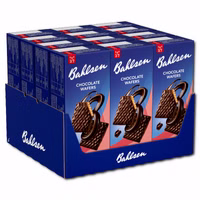 Bahlsen Chocolate Wafers Edelherb, Kekse, 12 Packungen je 97g Bahlsen Chocolate Wafers Edelherb, Kekse, 12 Packungen je 97g