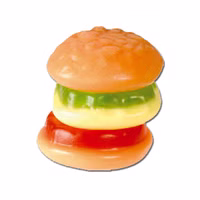 Trolli Mini Burger, Fruchtgummi, 60 Stück Trolli Mini Burger, Fruchtgummi, 60 Stück Bild 2