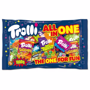 Trolli All in One Minibeutel, Fruchtgummi, 42 Beutel Trolli All in One Minibeutel, Fruchtgummi, 42 Beutel Bild 1