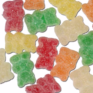 Saure Bärchen, Fruchtgummi sauer, 2 kg Beutel Bild 1