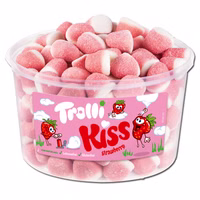 Trolli Kiss Schaumerdbeeren, Schaumzucker, 150 Stück Trolli Kiss Schaumerdbeeren, Schaumzucker, 150 Stück Bild 1