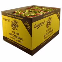 Glückskekse Diamond, Fortune Cookies, Kekse, 250 Stück Glückskekse Diamond, Fortune Cookies, Kekse, 250 Stück Bild 1