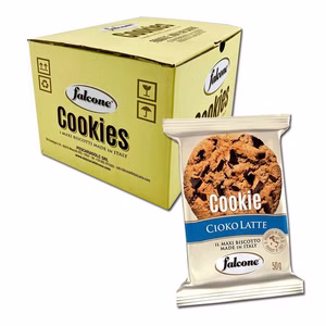 Falcone Cookie Cioko Latte, Milchschokolade, 40 Packungen je 50g Bild 1
