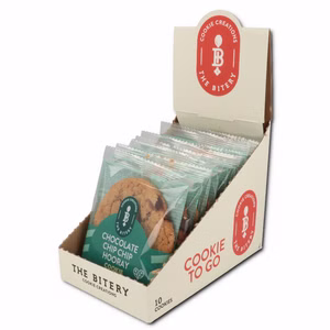 The Bitery Chip Chip Hooray Cookie, Schoko-Vanille, 10 Packungen je 60g The Bitery Chip Chip Hooray Cookie, Schoko-Vanille, 10 Packungen je 60g Bild 1
